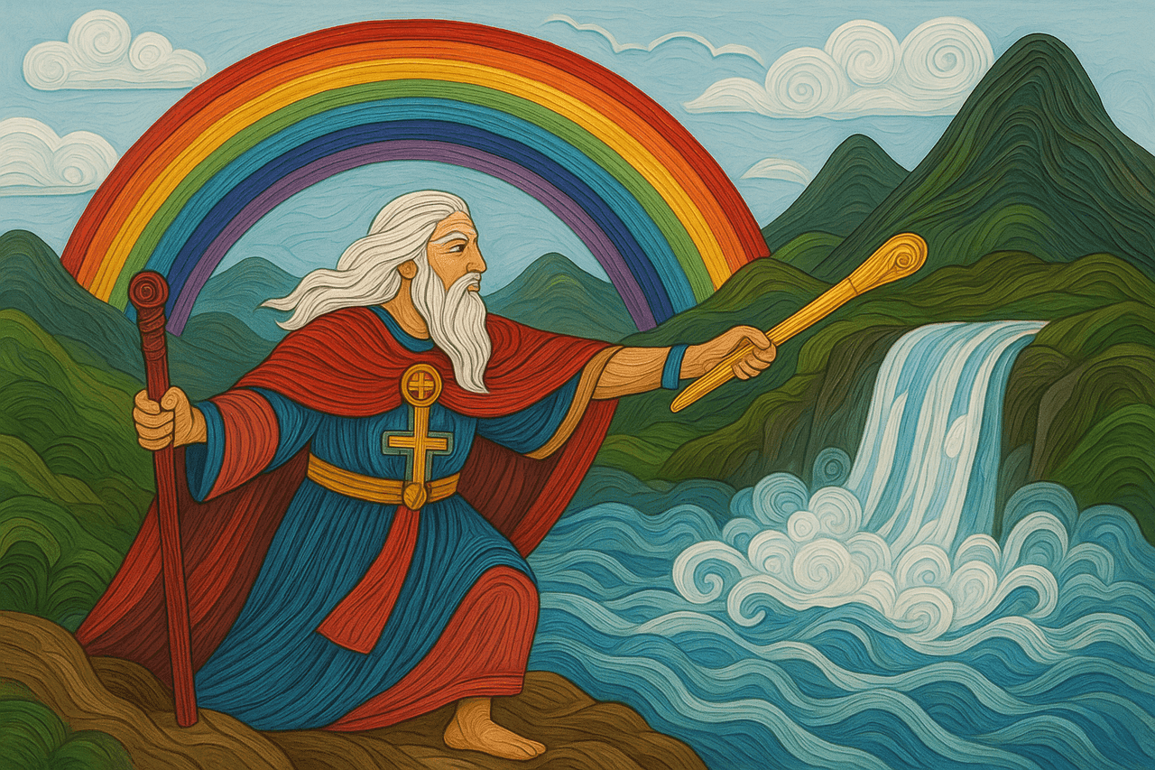 Ilustracion de Los dioses civilizadores