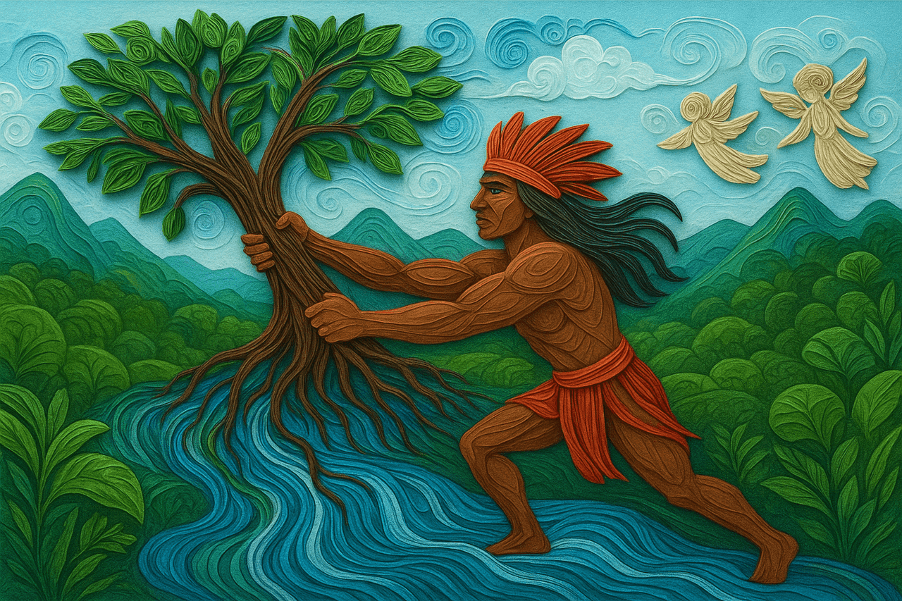 Ilustracion de Los guardianes vengadores de la naturaleza