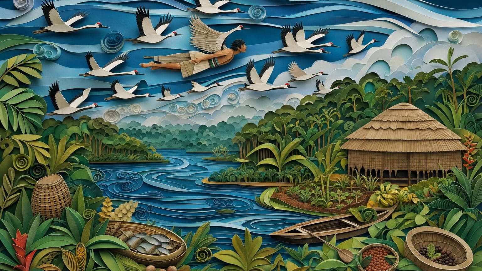 Las grullas y el origen del friaje