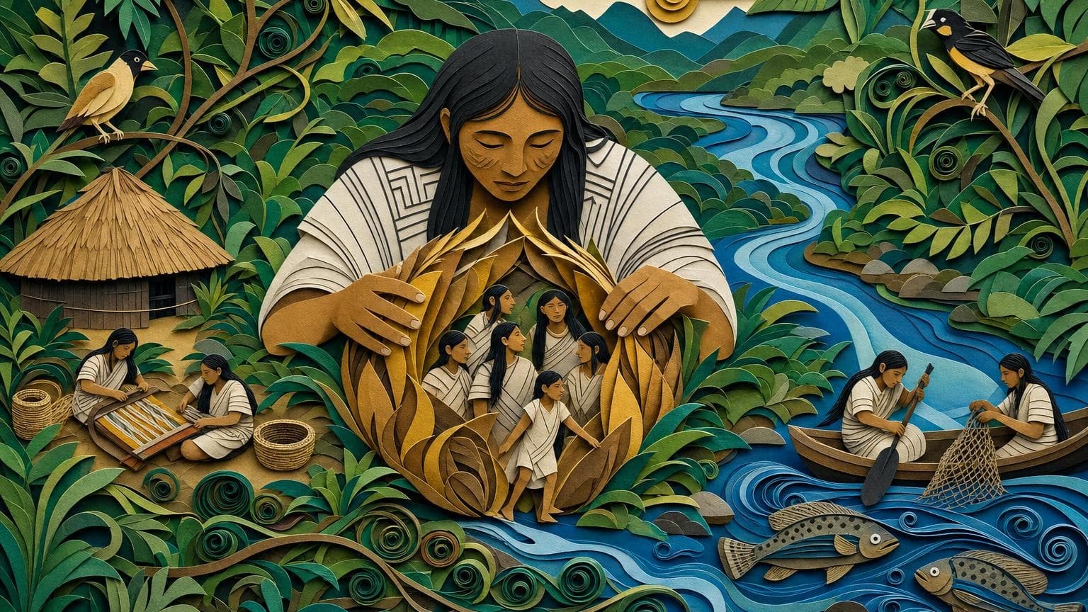 Sabaseba y los hijos de la piña