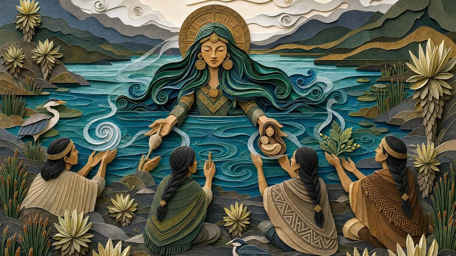 La sirena de la Laguna de La Cocha