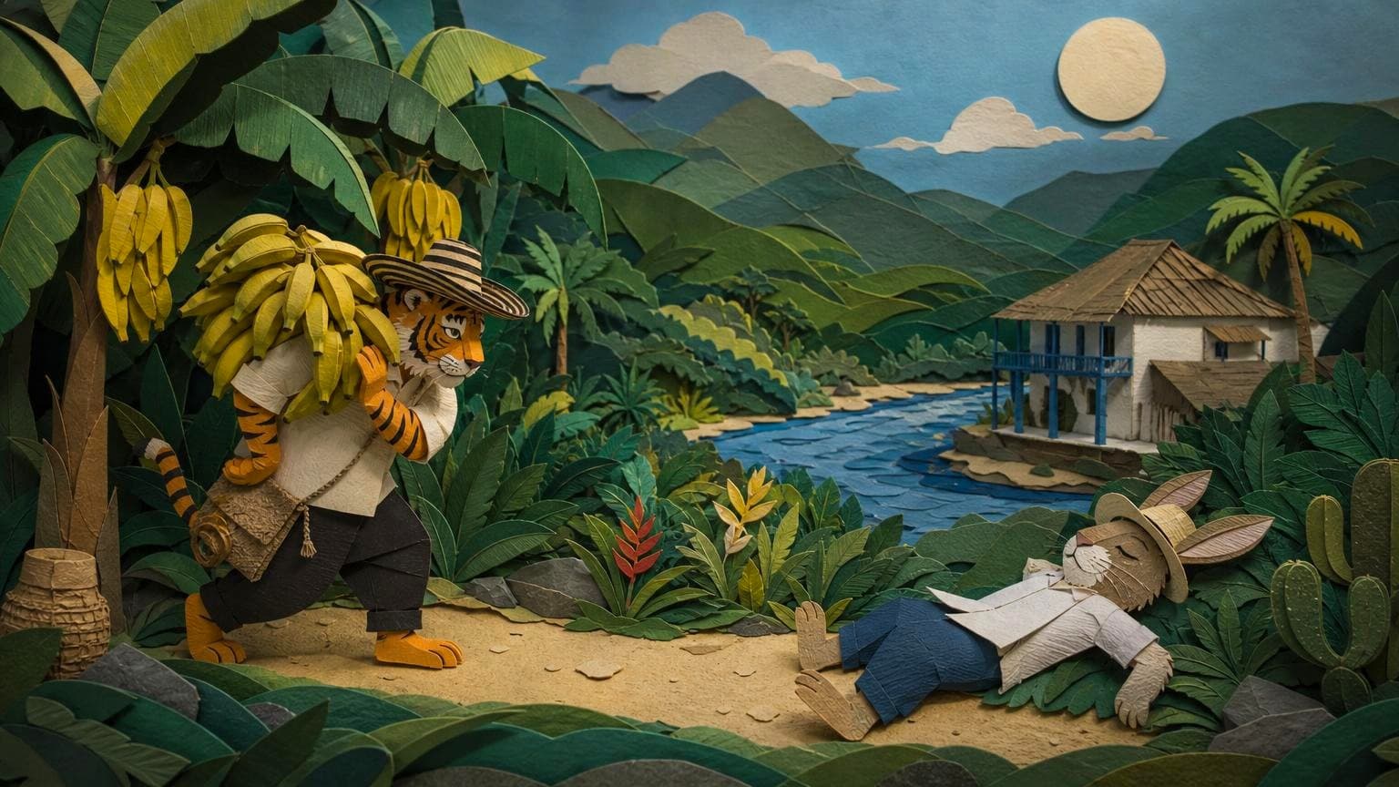 Tío conejo y los plátanos