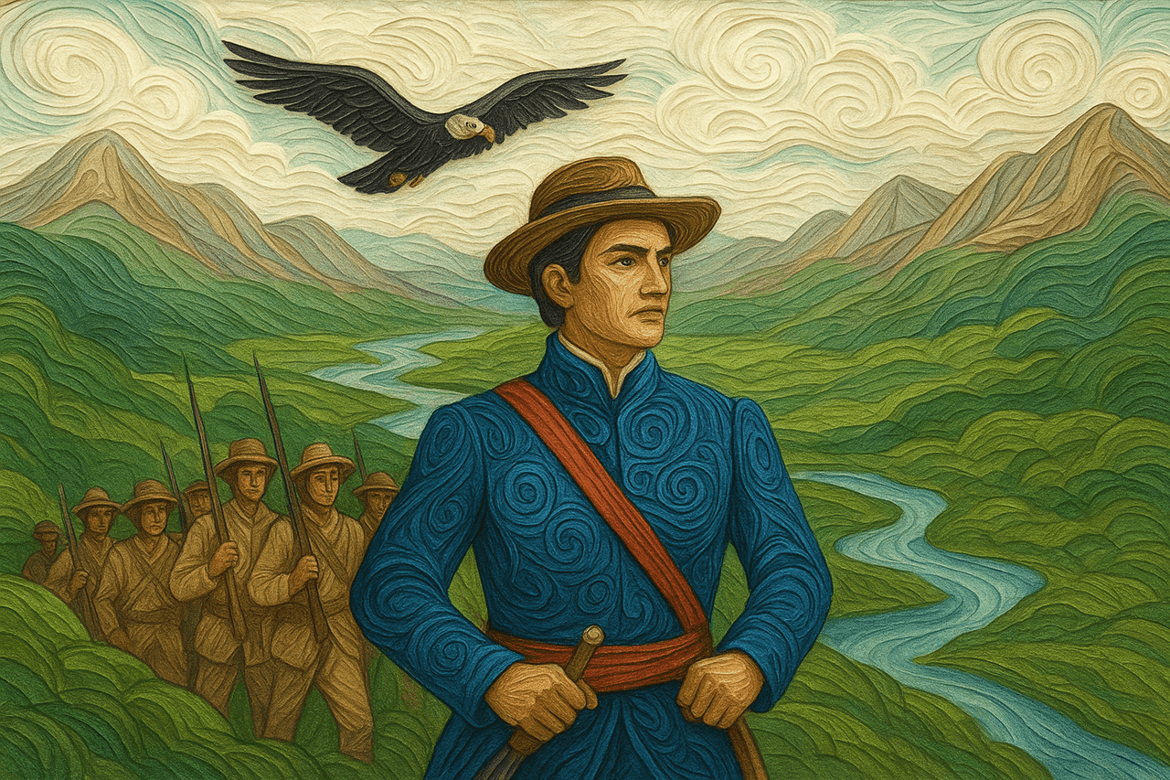 Ilustración de Un libertador piedecuestano