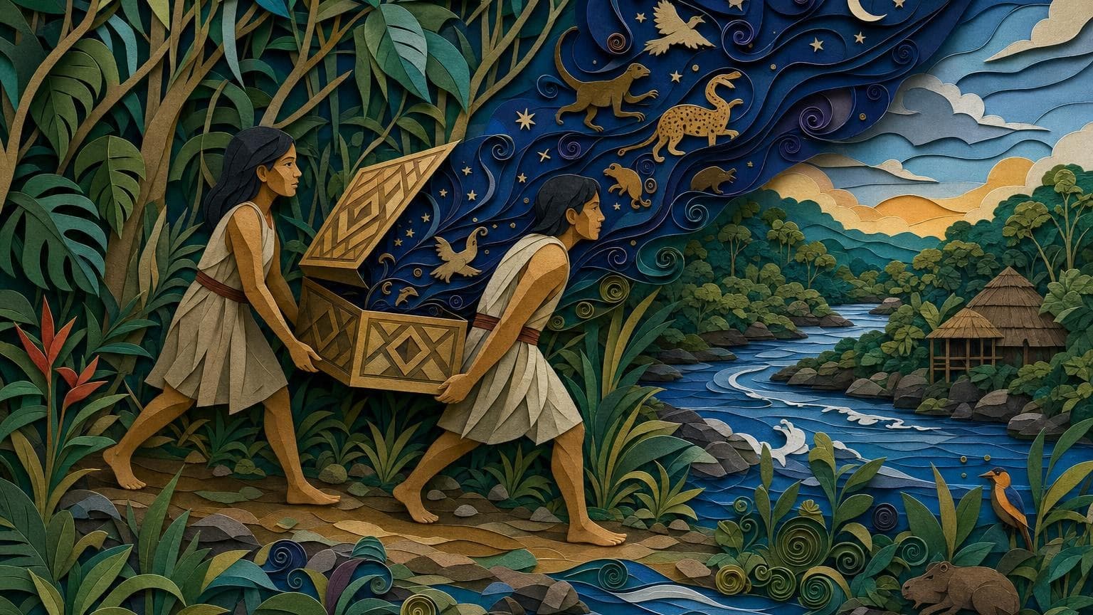 El sueño, la noche y la partida de Yepá Huáke