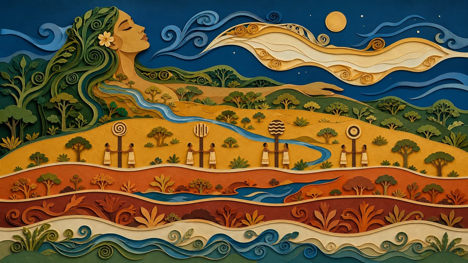Yunari y las cinco tierras