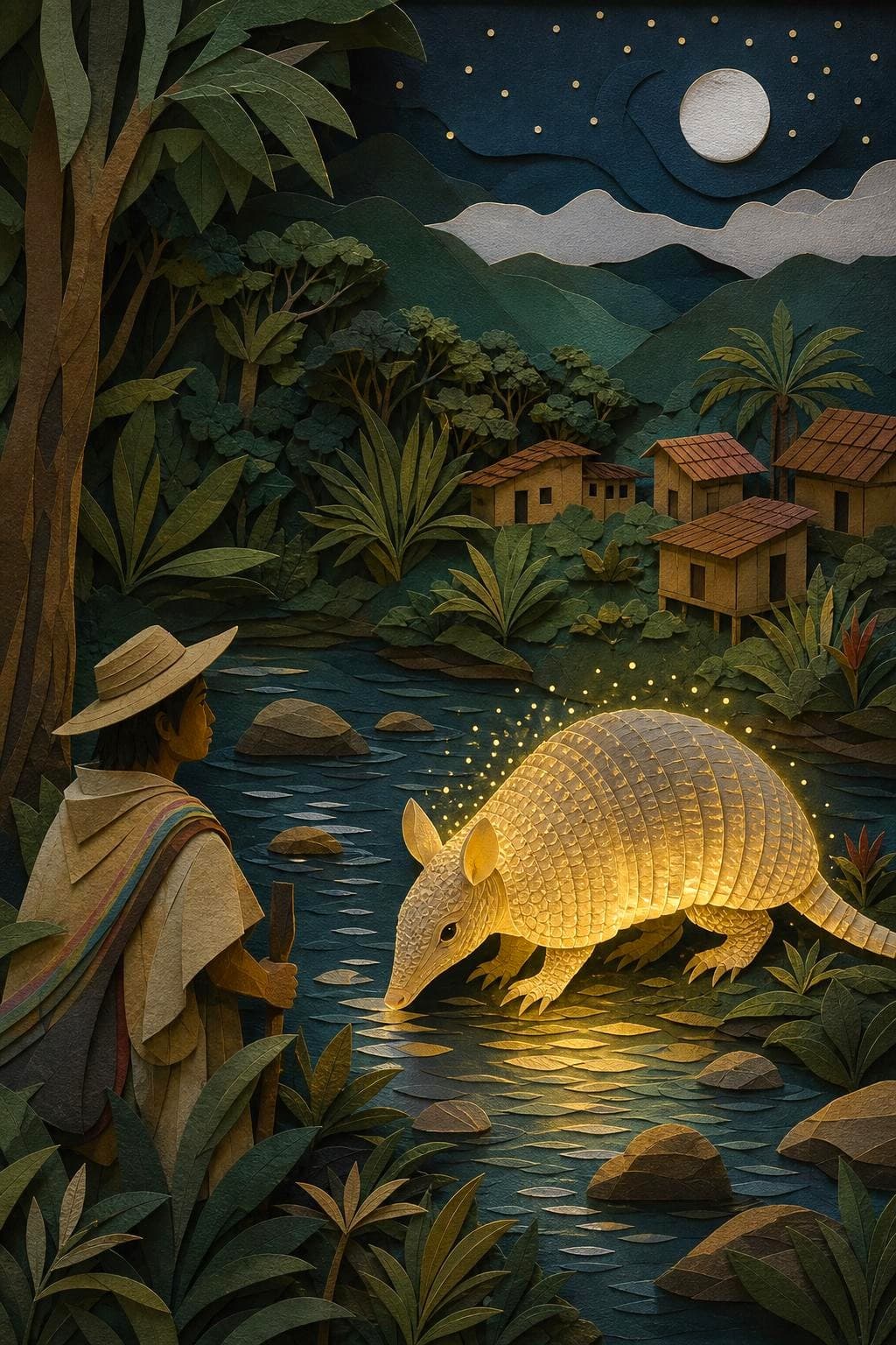 El armadillo de mina: segunda escena del relato
