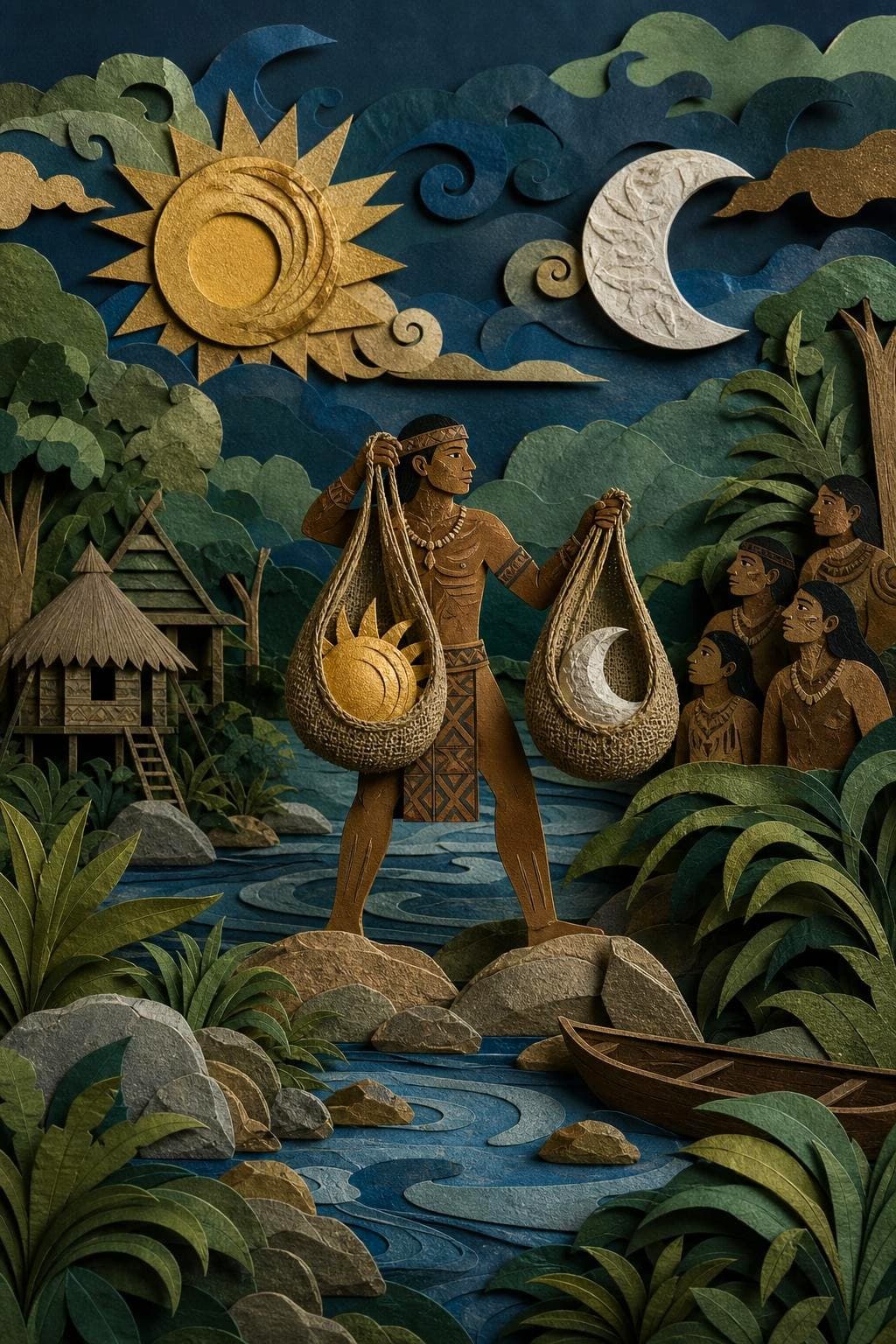 El hombre que atrapó al Sol y a la Luna: el acto del relato