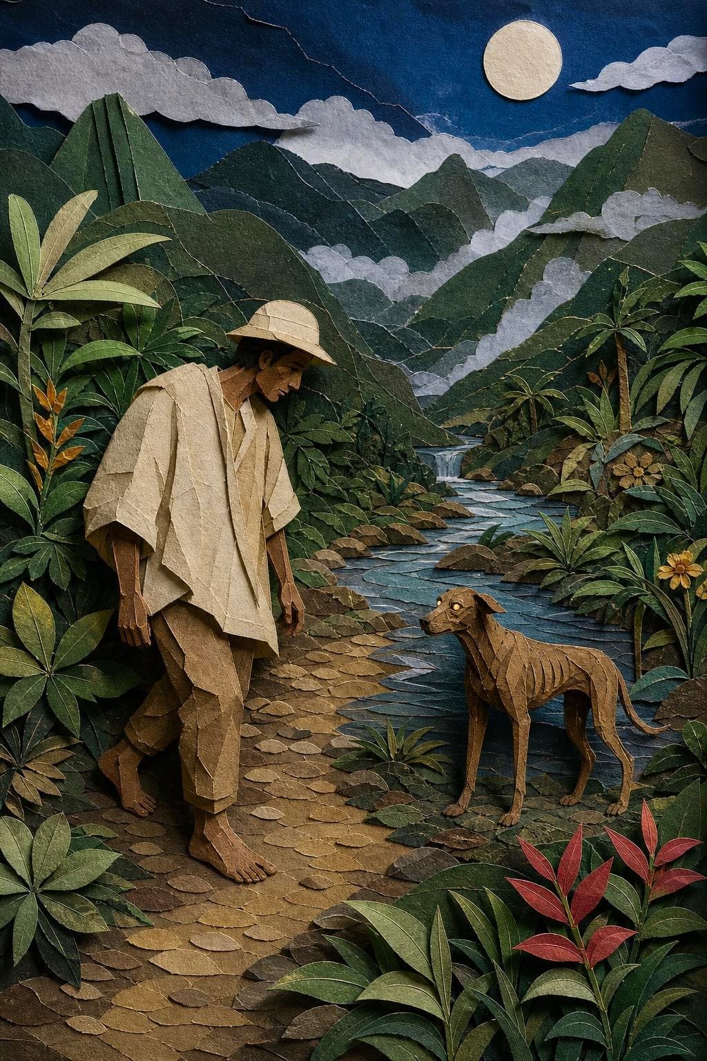 El hombre y el perro flaco: el acto del relato