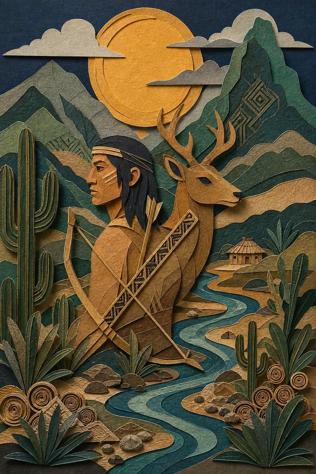 El indio Jaichuasay: segunda escena del relato
