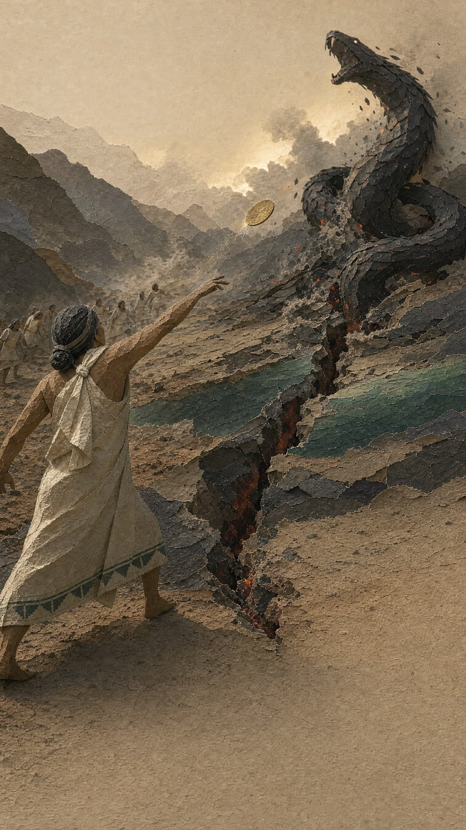 El origen del lago de Tota: el acto del relato