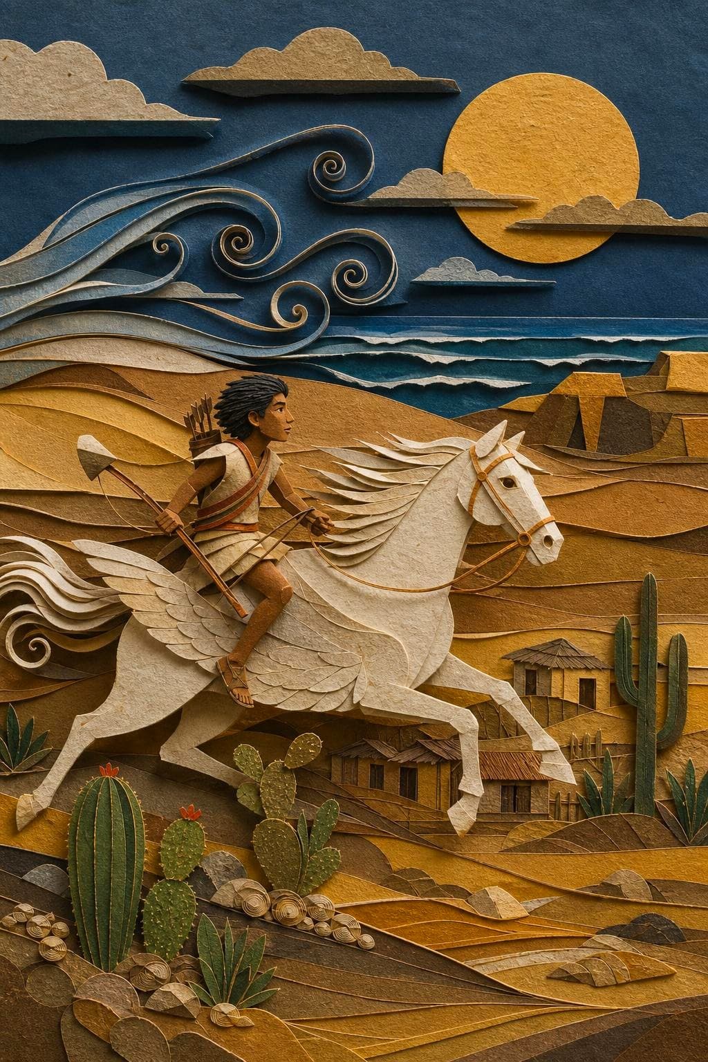 El pequeño indio Kosina: segunda escena del relato