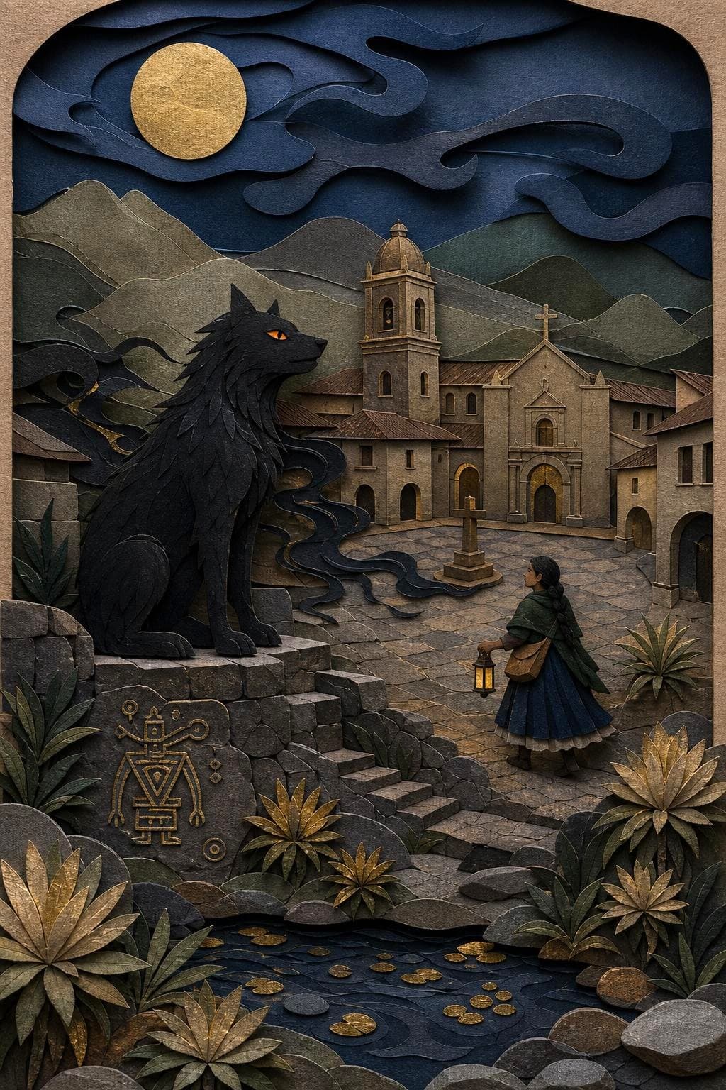 El perro negro: el acto del relato