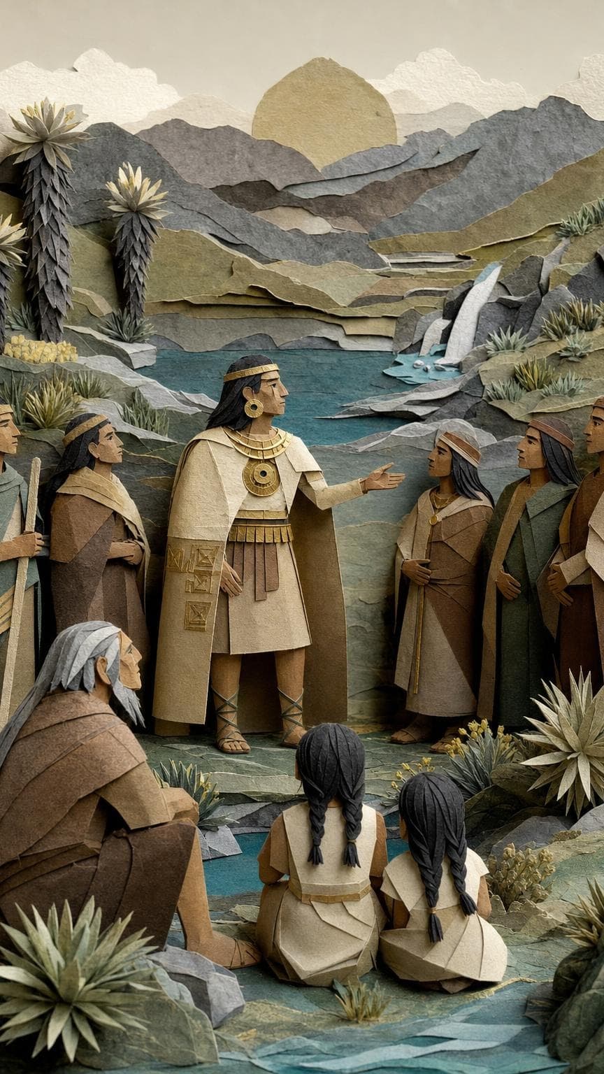 Garancheda, el primero de los reyes: segunda escena del relato