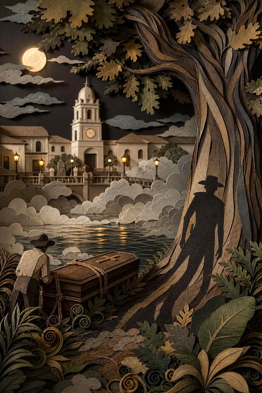 El Roble del Caballero: segunda escena del relato