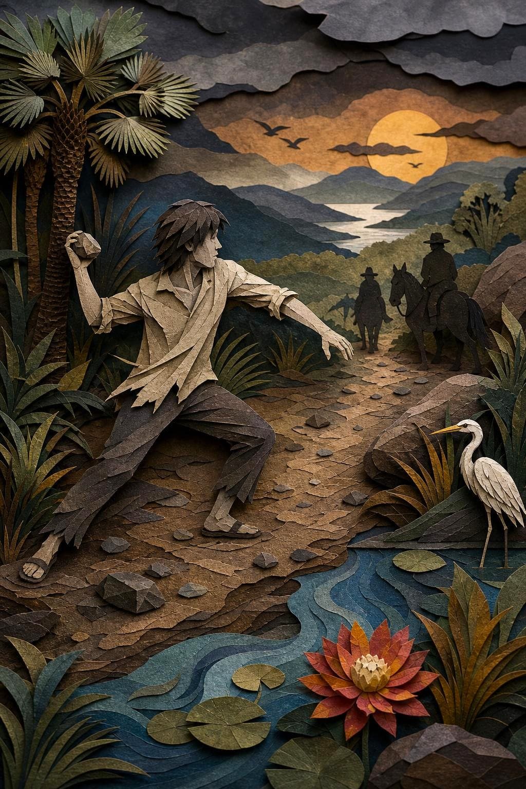 El tirapiedra: segunda escena del relato