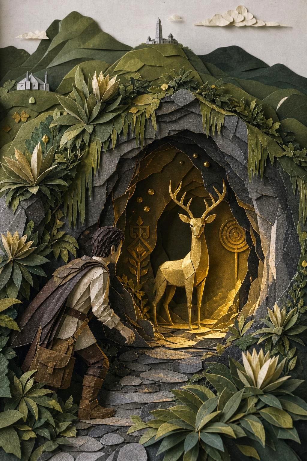 EL venado de oro: el acto del relato