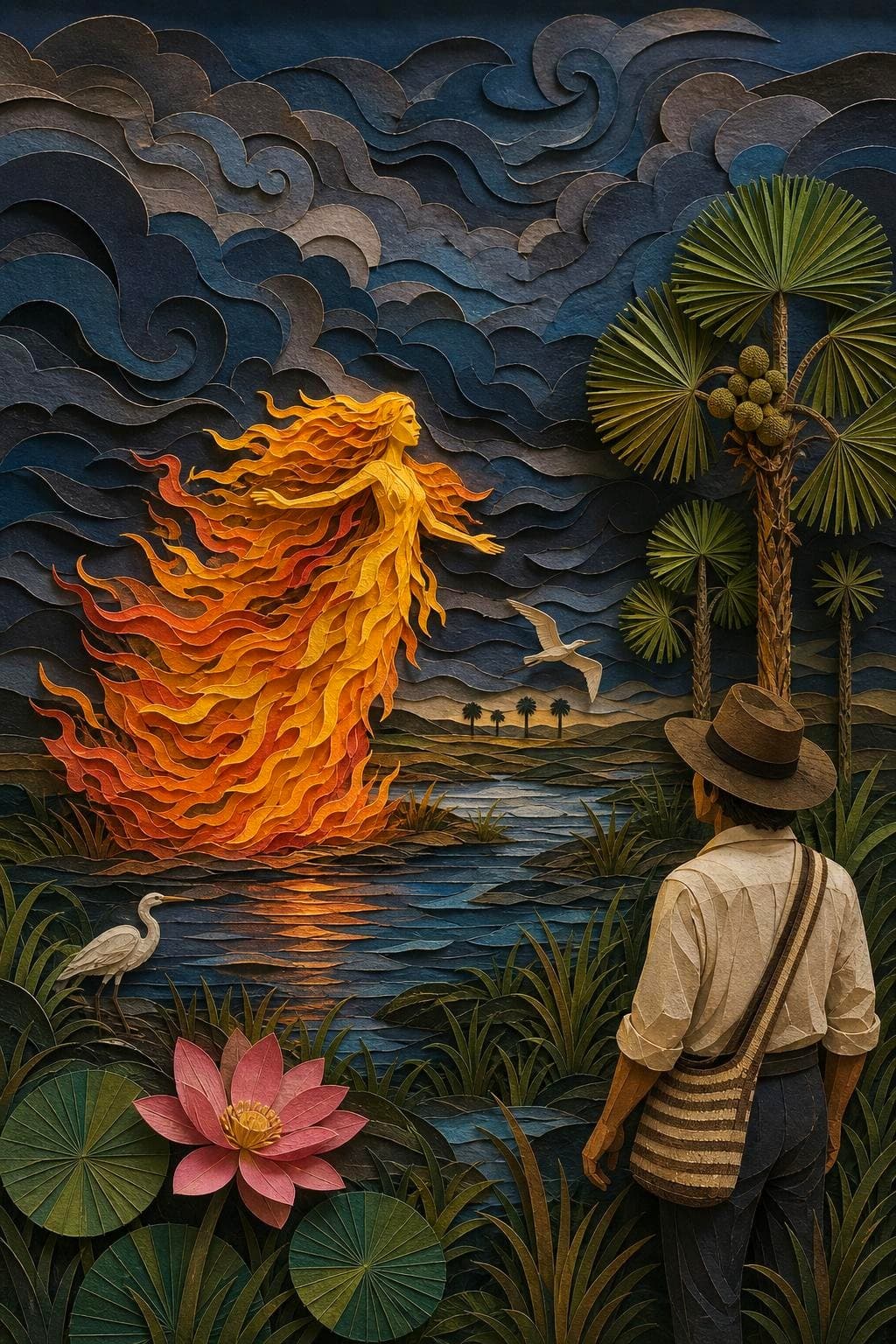 La bola de fuego: el acto del relato
