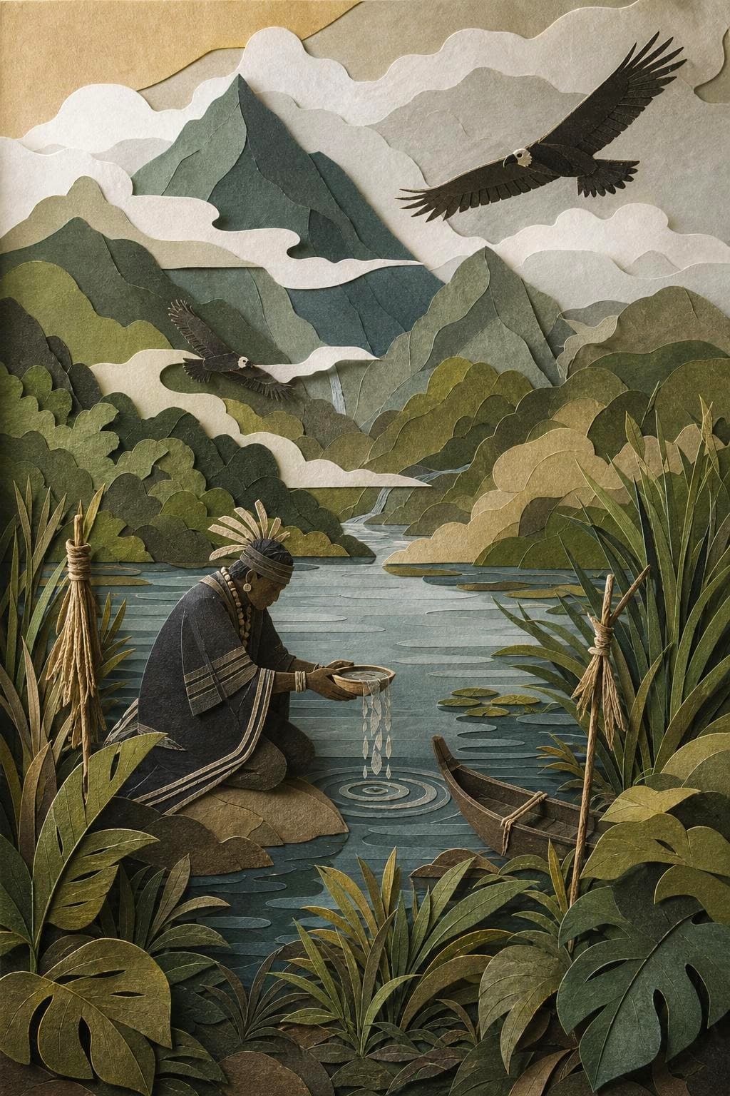 Laguna de María Panana: segunda escena del relato