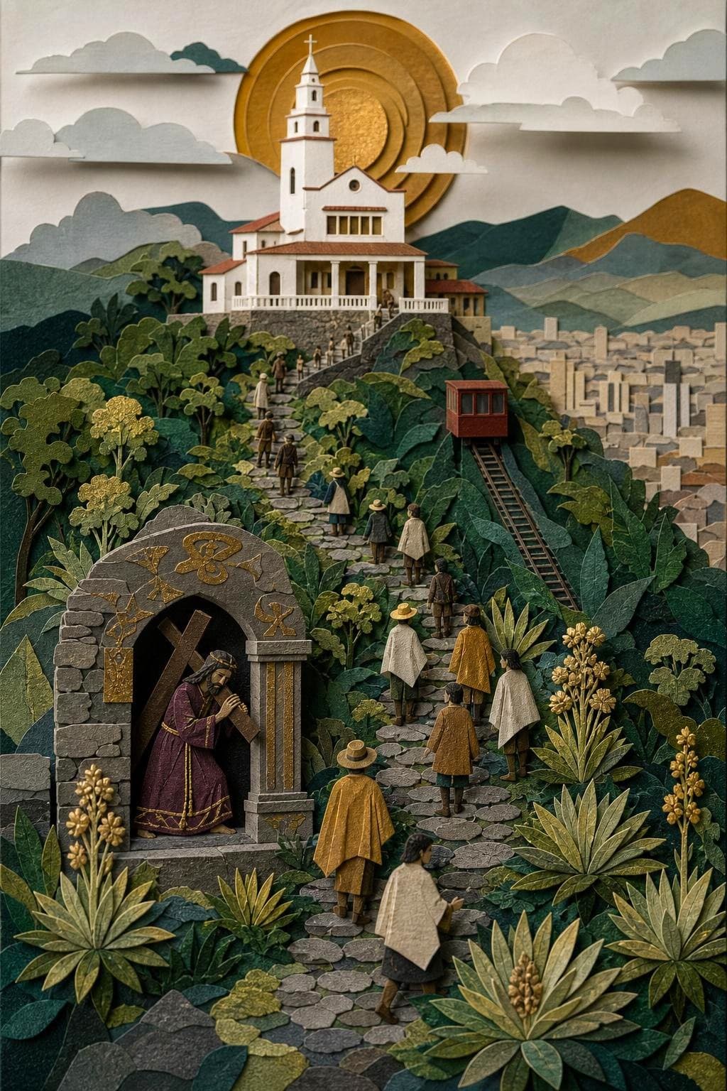 La leyenda del Santuario de Monserrate: el acto del relato