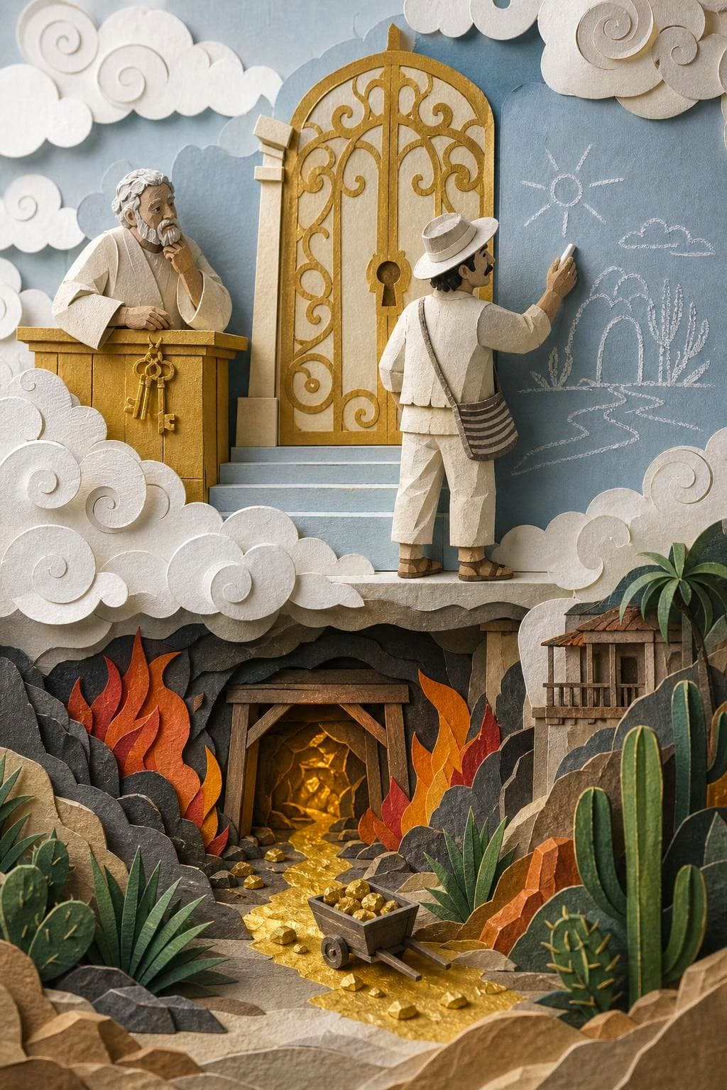 La mina de oro en el infierno: el acto del relato