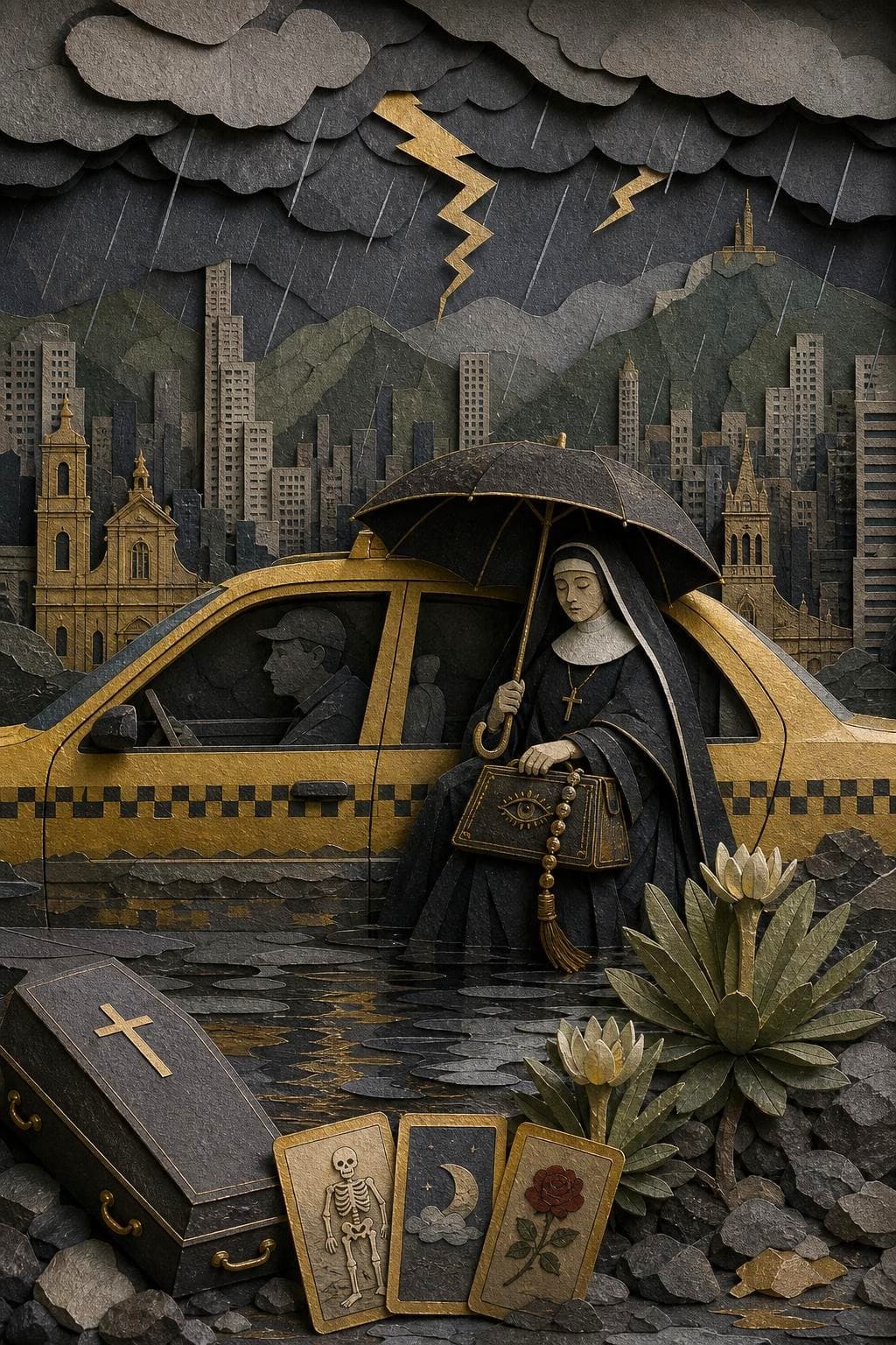 La monja vidente y el taxista: segunda escena del relato