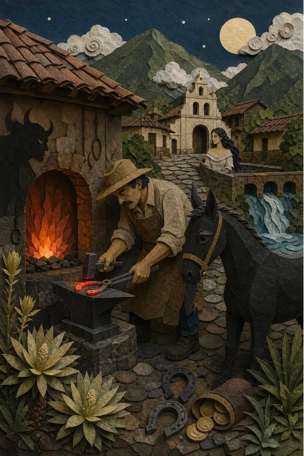 La mula del diablo: segunda escena del relato