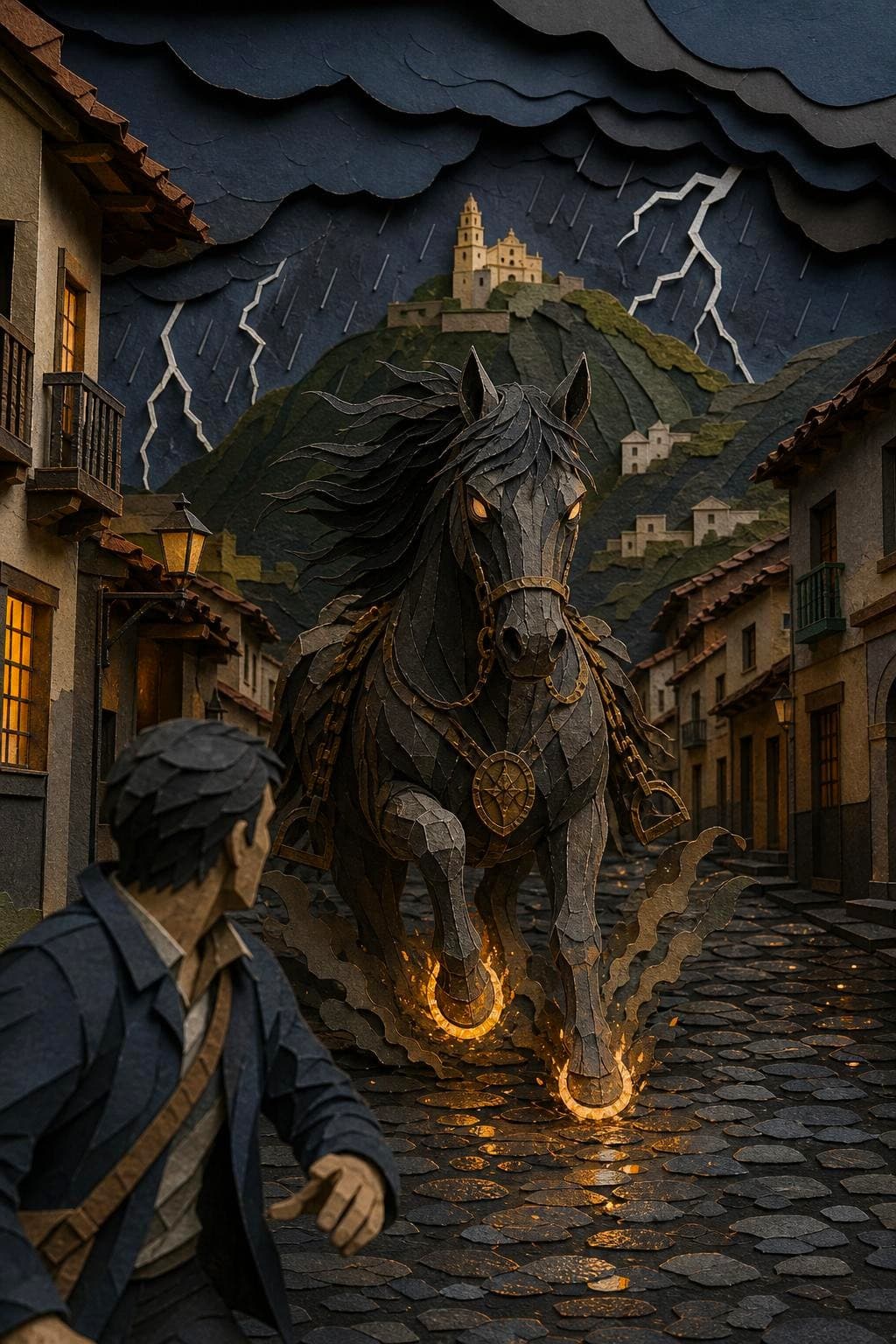 La mula herrada: segunda escena del relato
