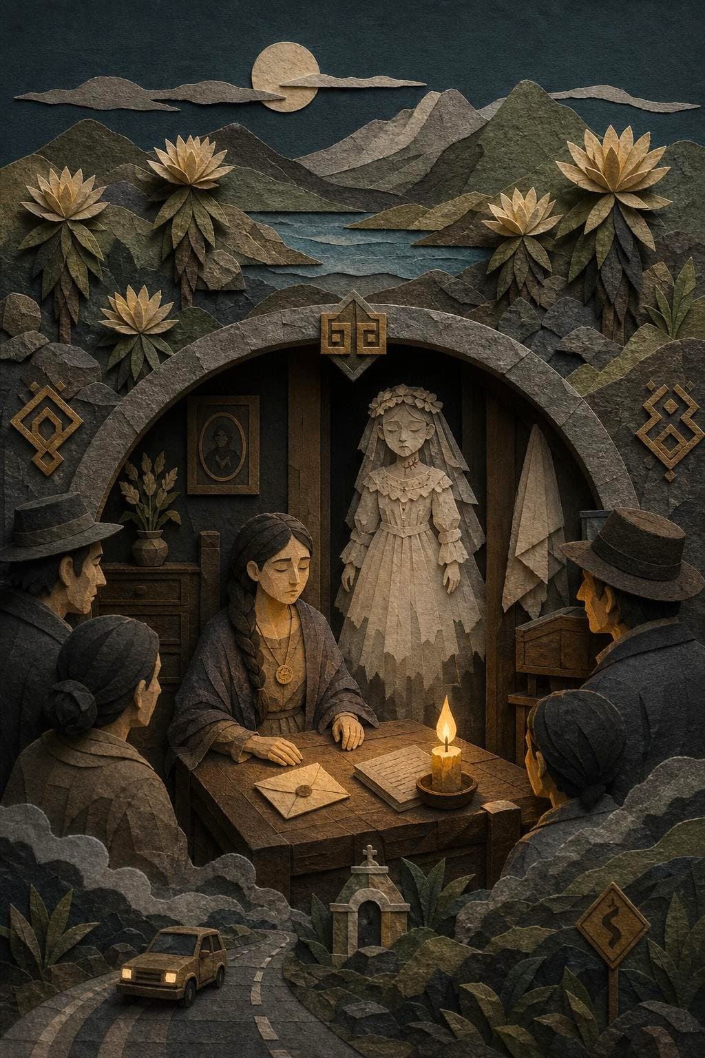 La niña de la carta