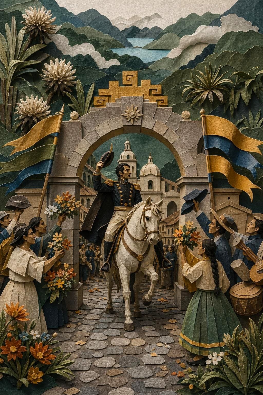 La vista del libertador: segunda escena del relato