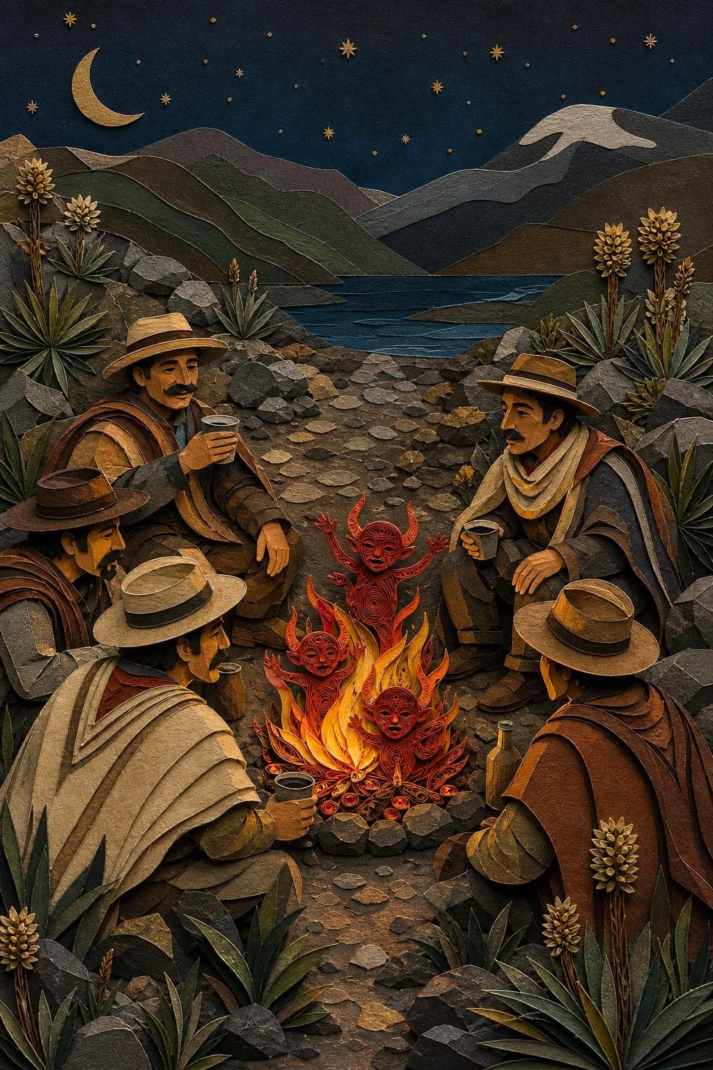 Los rescoldos: el acto del relato