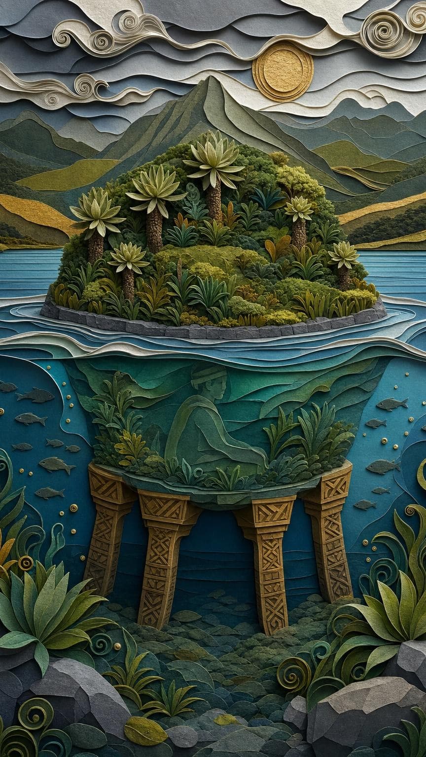 El origen de la isla La Corota: segunda escena del relato