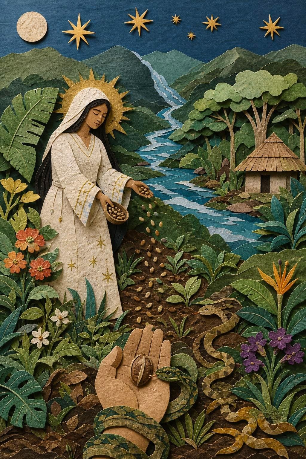 Origen de las plantas: segunda escena del relato