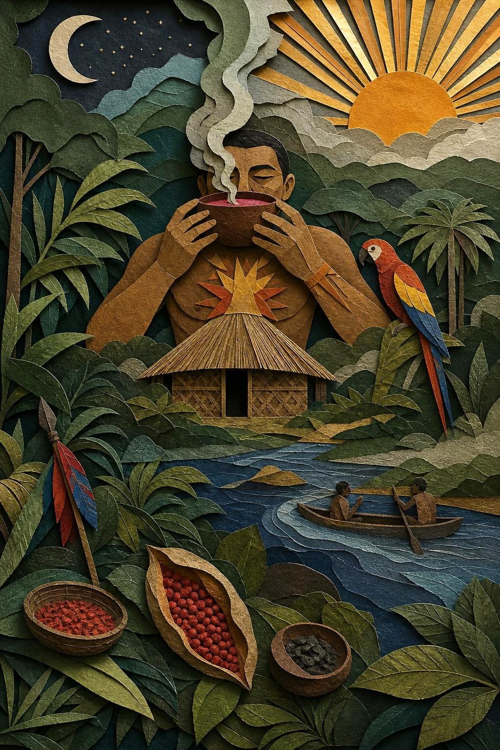 Origen del sol: el acto del relato