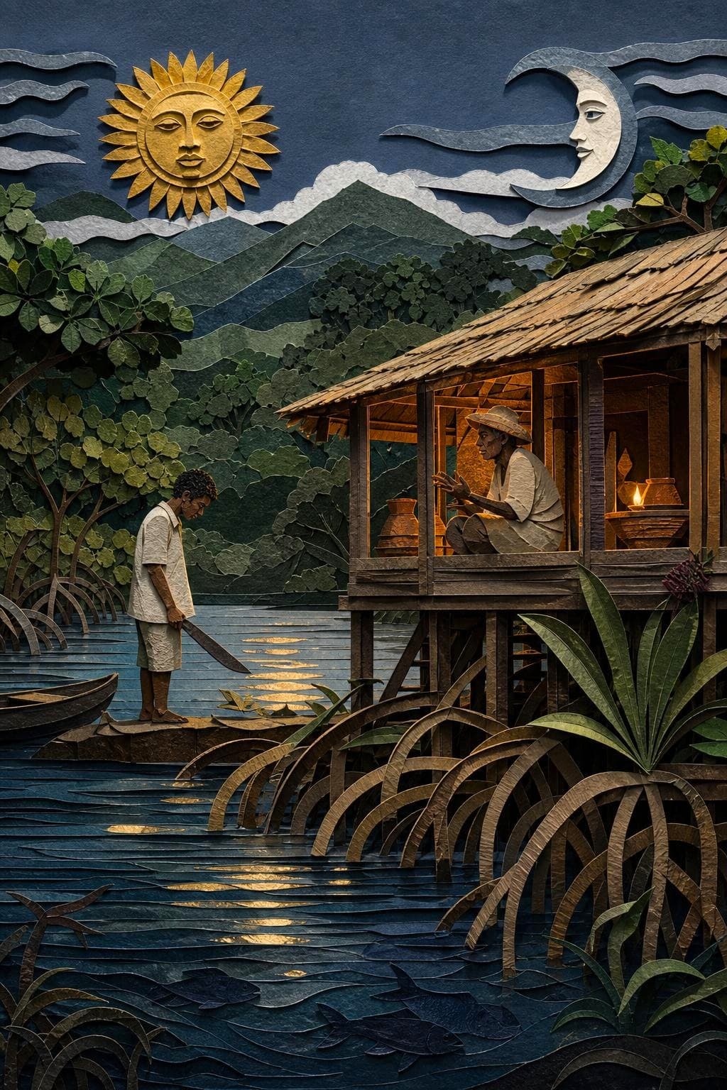 Pania Pak’uru: el árbol del agua: segunda escena del relato