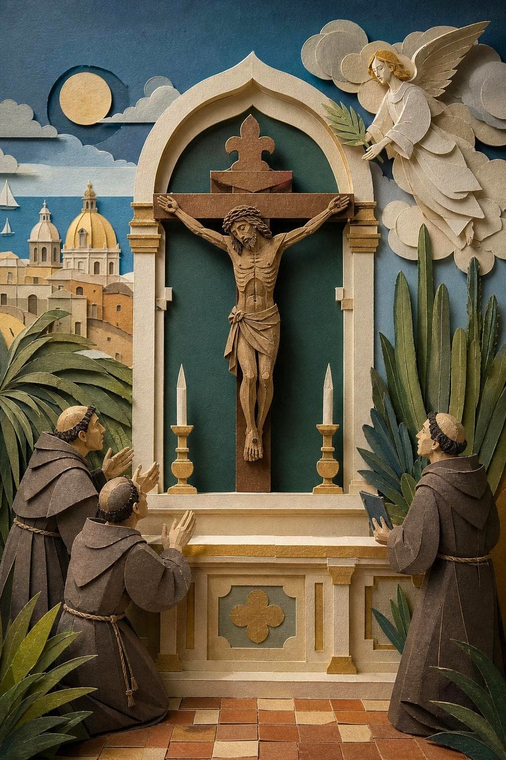 Templo de Santo Domingo y el cristo de la expiración: segunda escena del relato