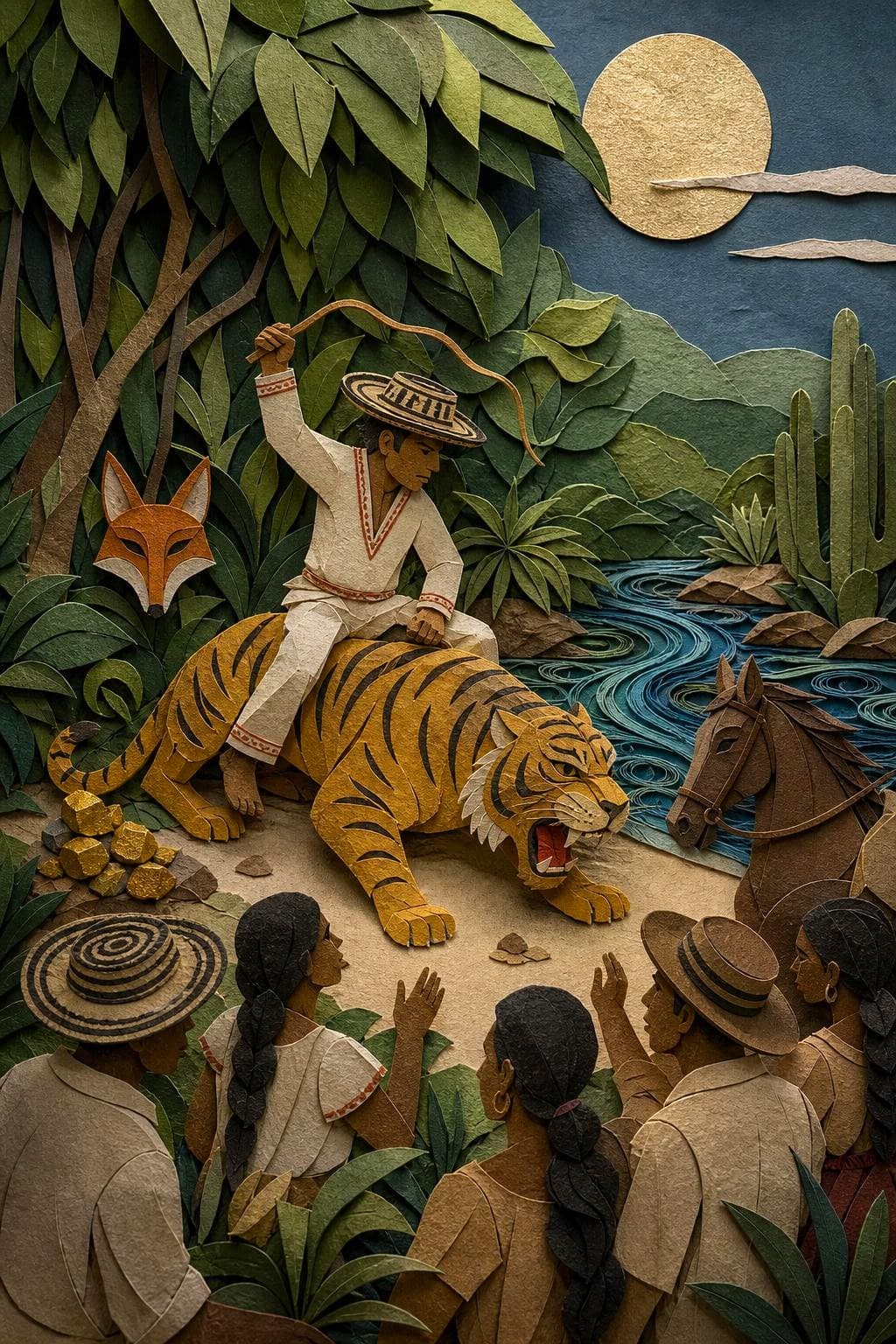 Tigre y Nansi: segunda escena del relato