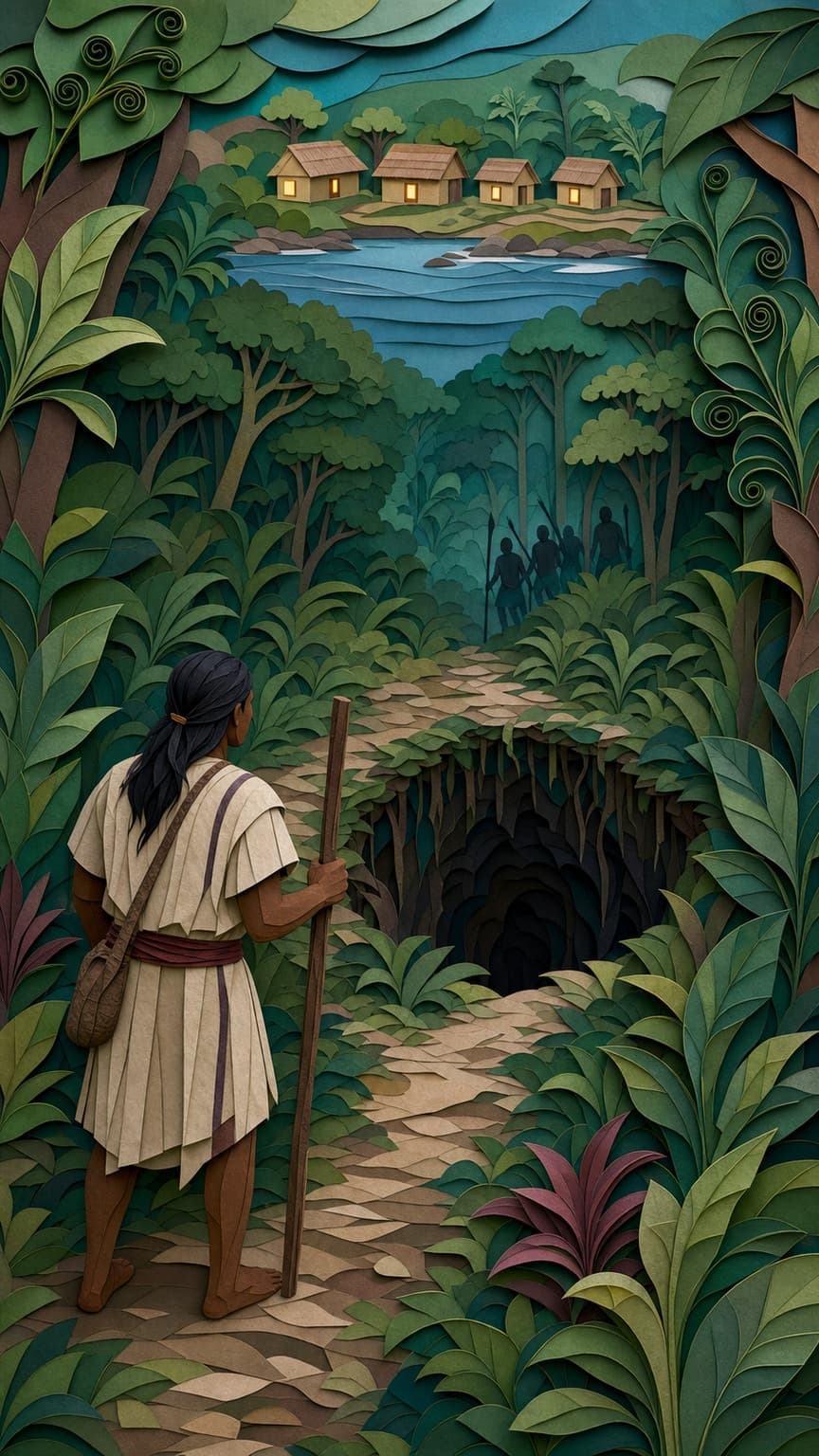 Memorias Katío de la conquista: segunda escena del relato