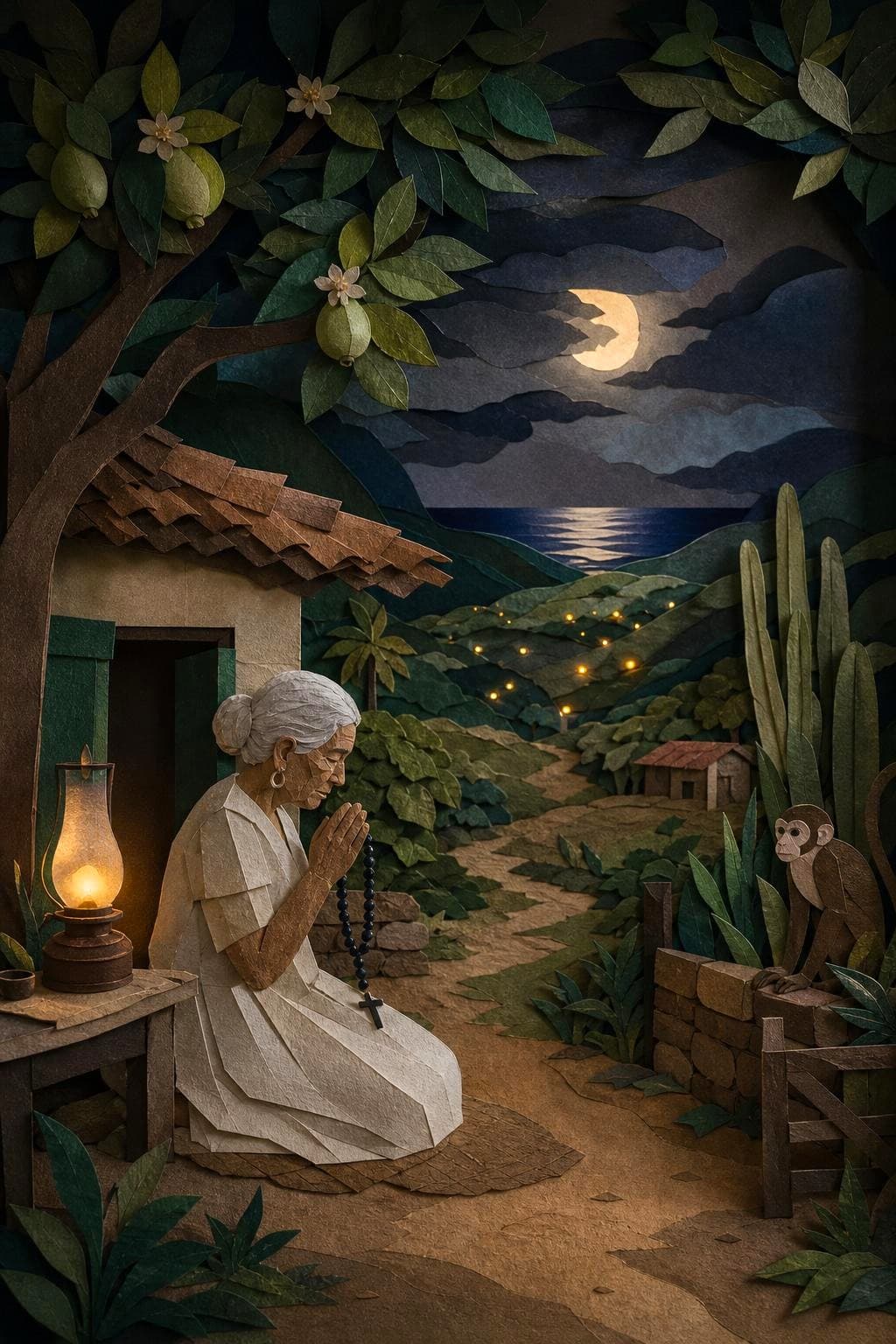 Un quejido, una luz: segunda escena del relato