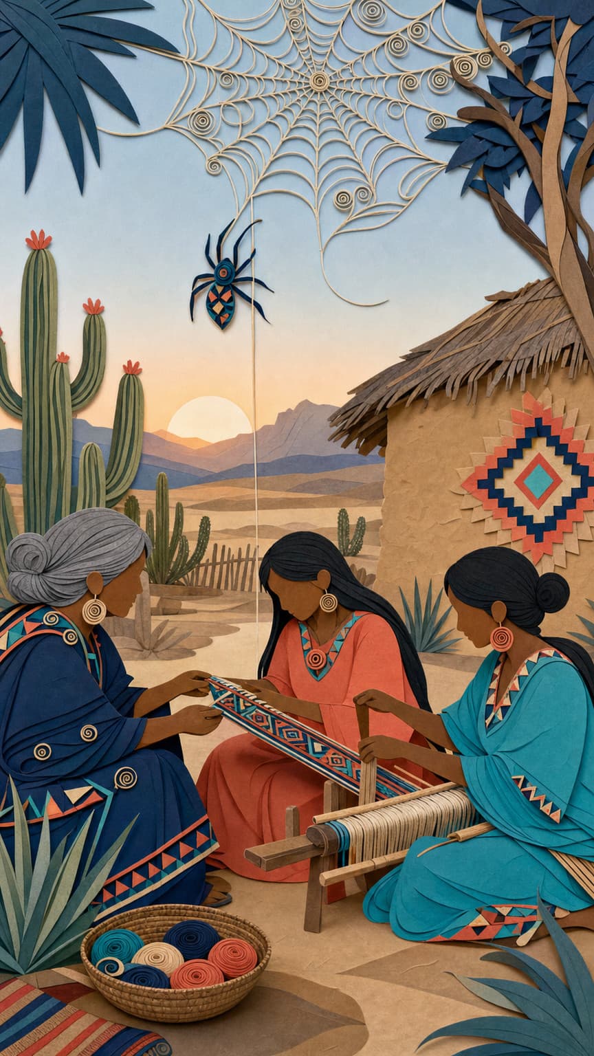 Waleker, el origen del tejido: segunda escena del relato