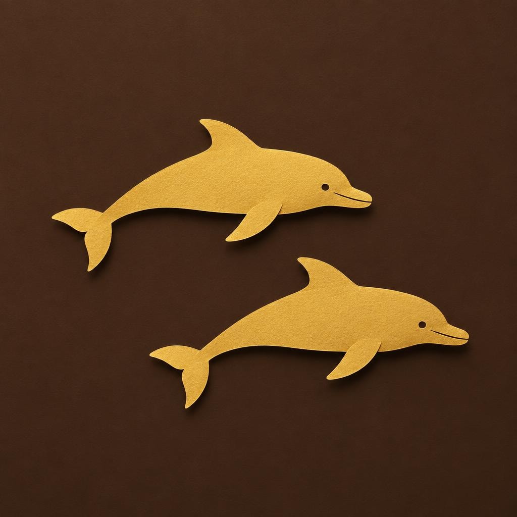 Los delfines dorados: lo que quedó del relato