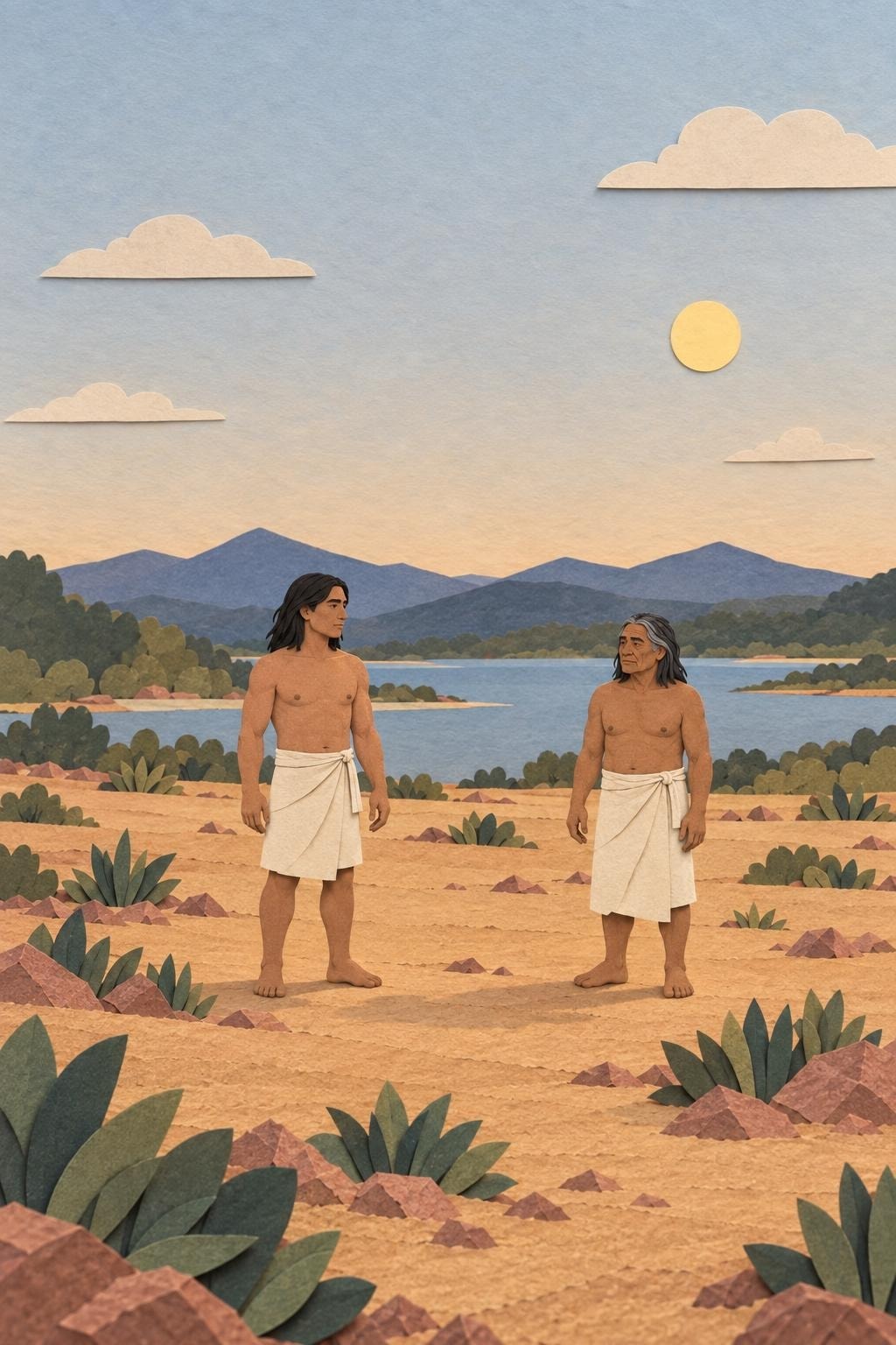 La creación de la tierra y los Paretare: el acto del relato