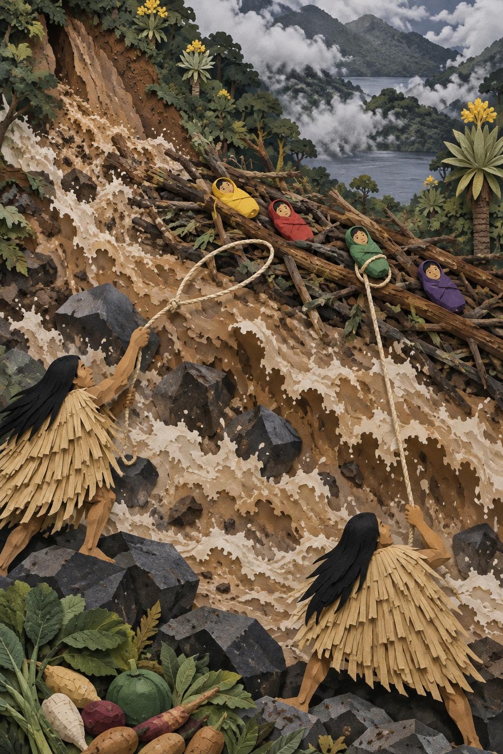 Los Pishau, hijos del agua: el acto del relato