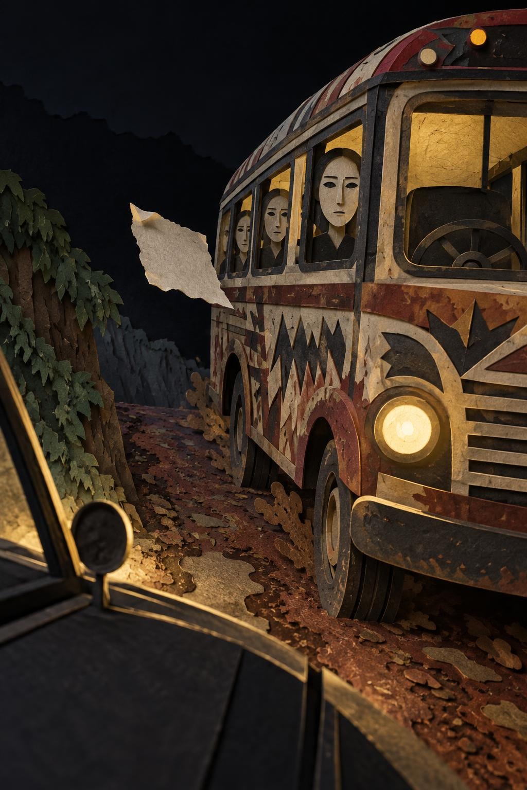 El bus fantasma: el acto del relato