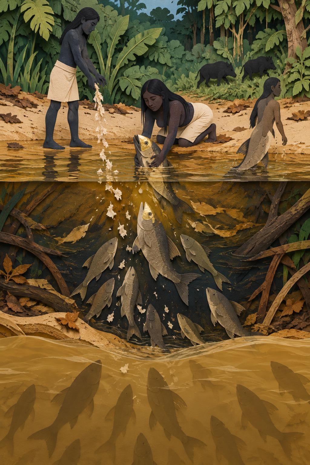 Wone, Eware y la pesca del pueblo Tikuna: el acto del relato