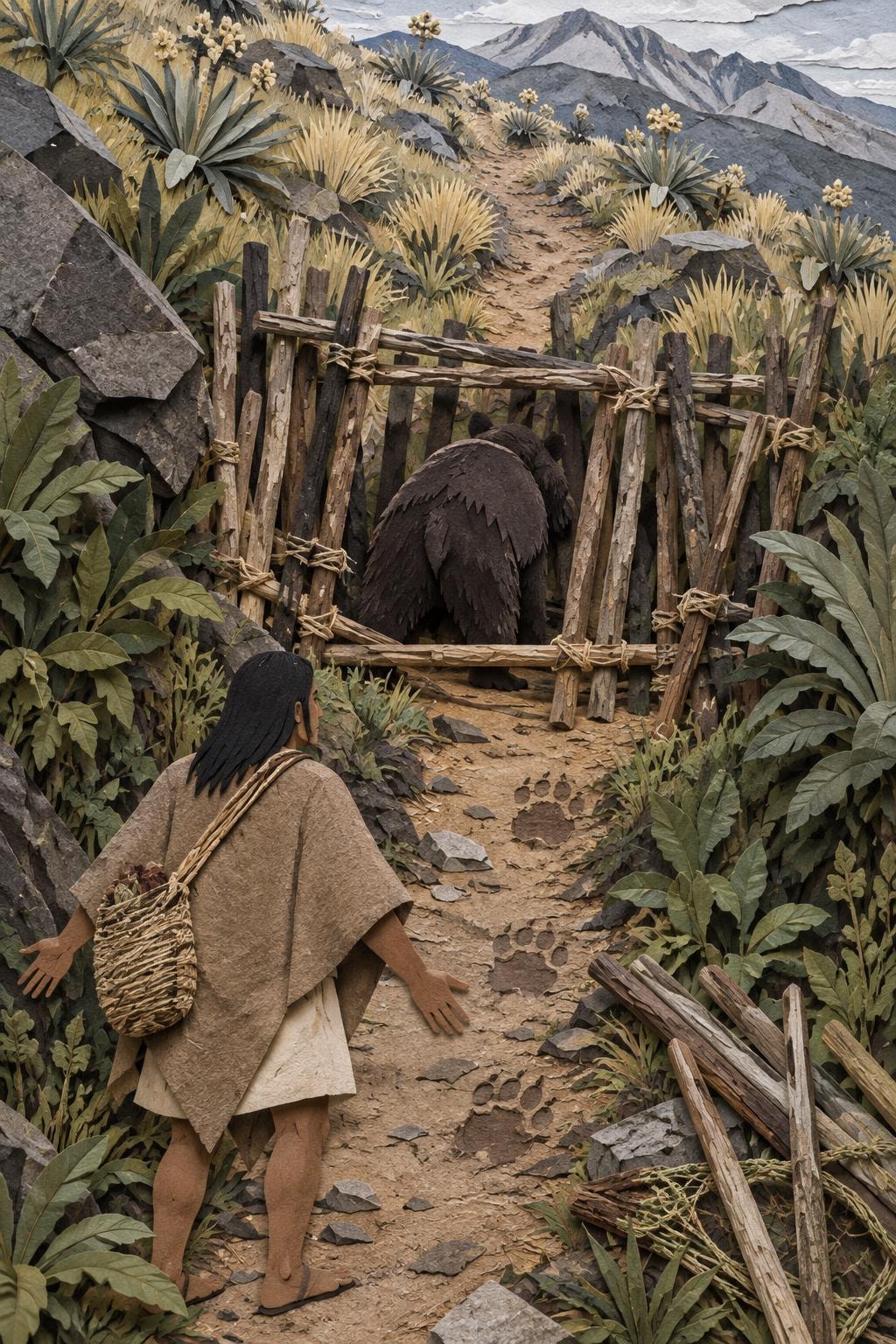 El oso y el hombre: el acto del relato