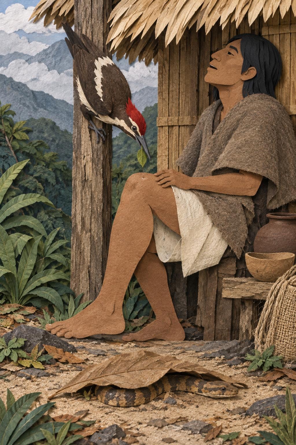 El pájaro carpintero y el poder de curar: el acto del relato