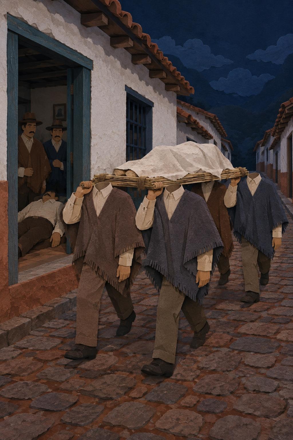 La barbacoa del muerto: el acto del relato