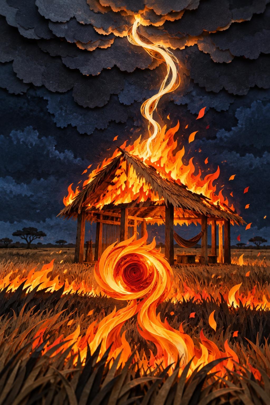 La bola de fuego: el acto del relato