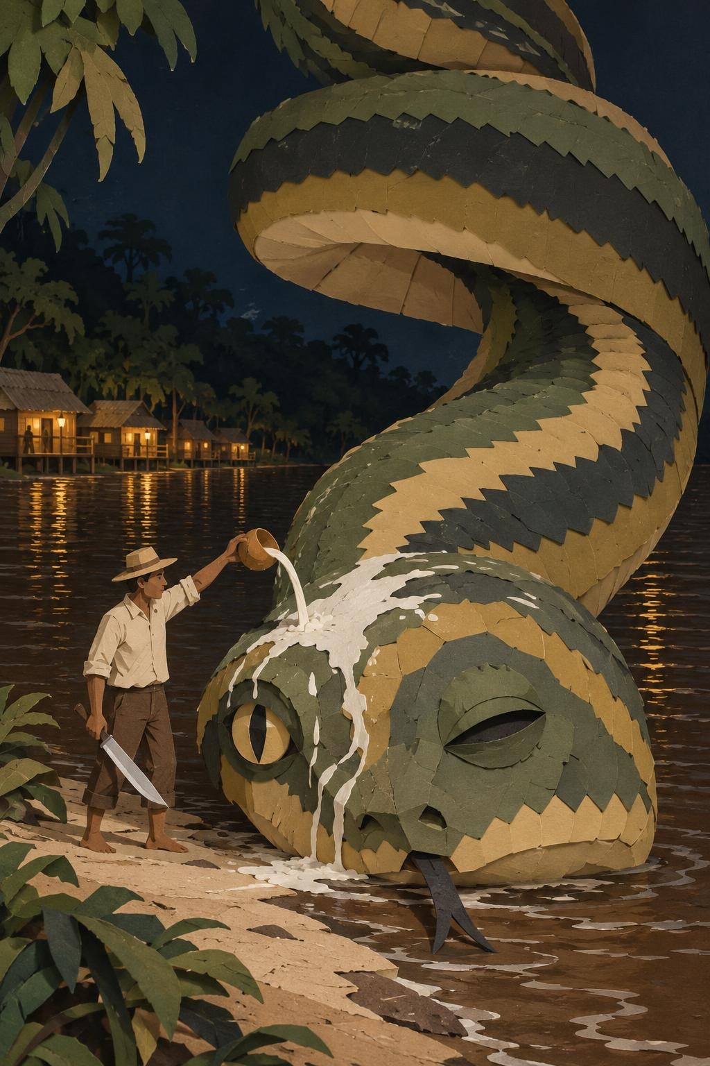 La cobra grande: el acto del relato