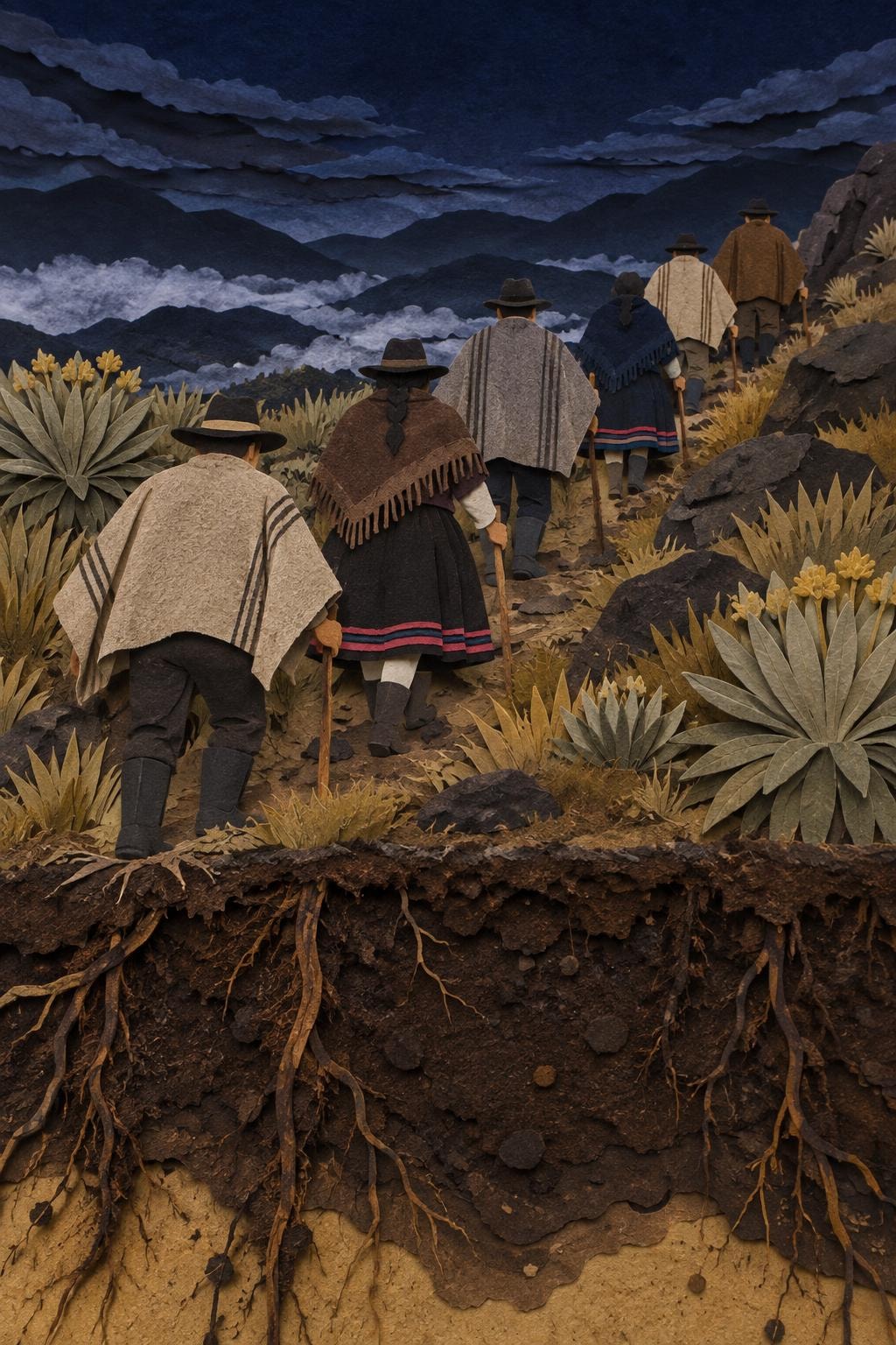 La Waka: poder espiritual de la tierra: el acto del relato